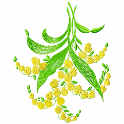 Flowers And Tree Embroidery Design 2 Flowers And Tree Embroidery Design 2